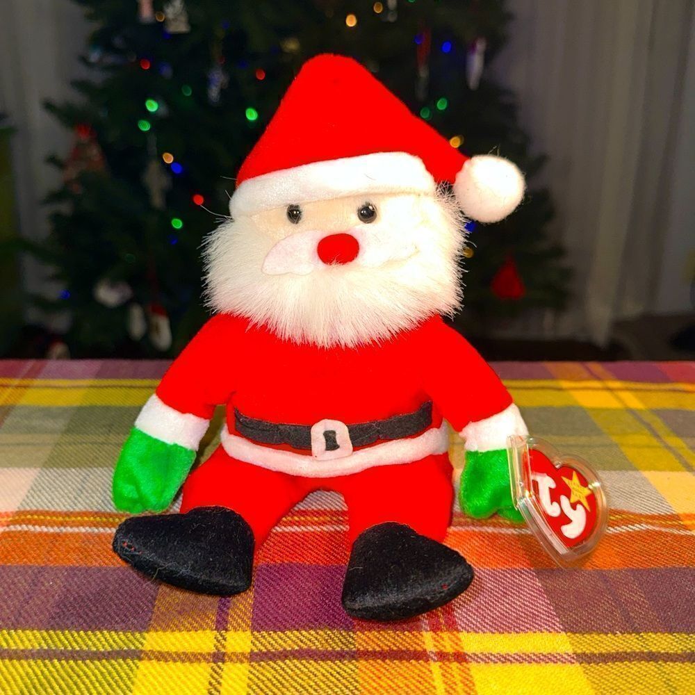 Ty beanie baby Santa born 12/6/98